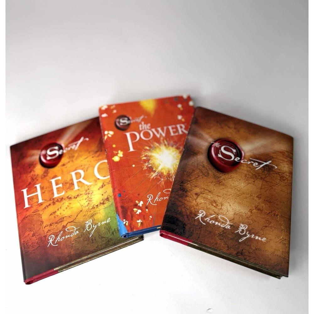 Lot 3 Rhonda Bryne Books - The Secret The Power Hero
